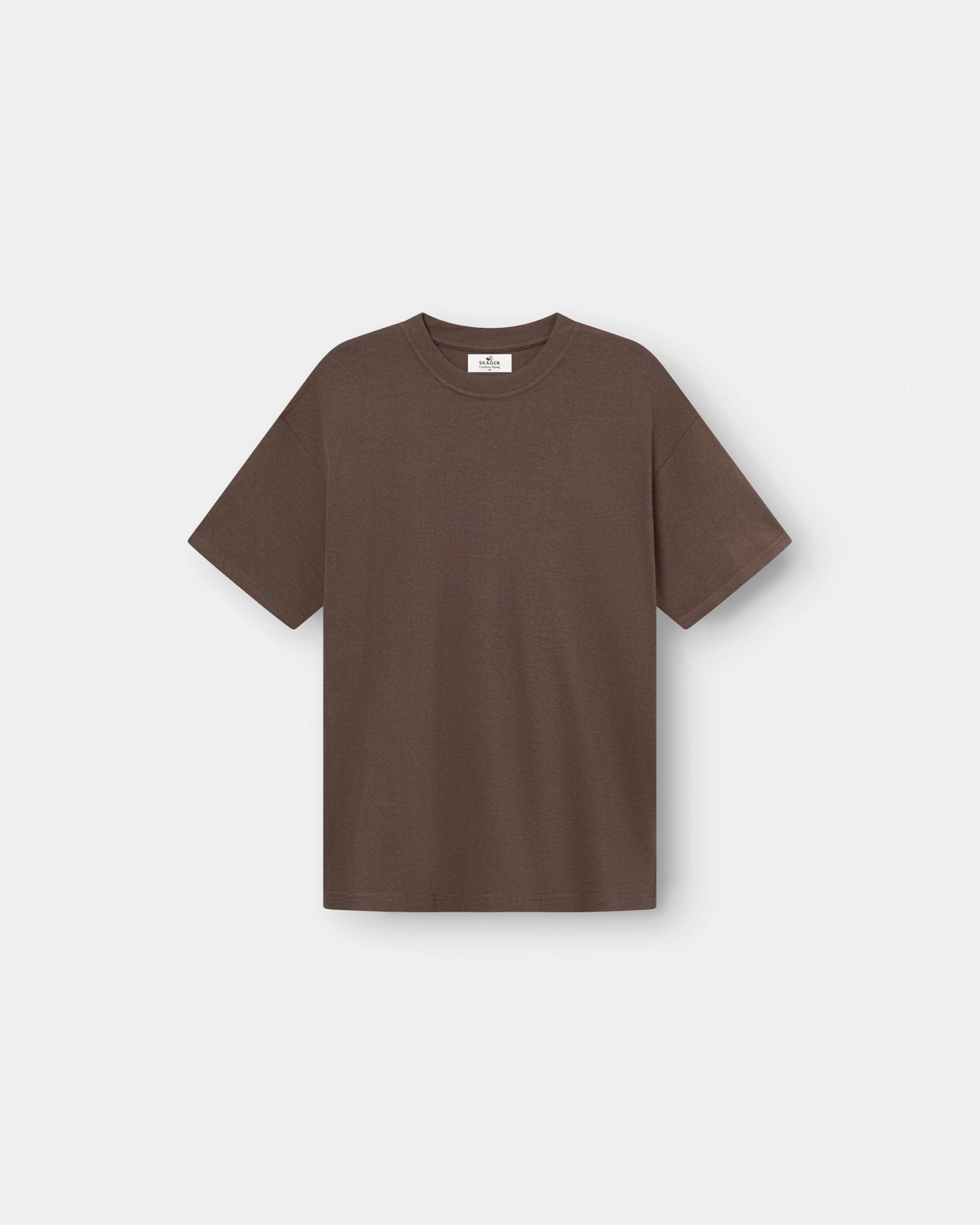 Blank T-shirt Brown | Skagen - clothing.dk